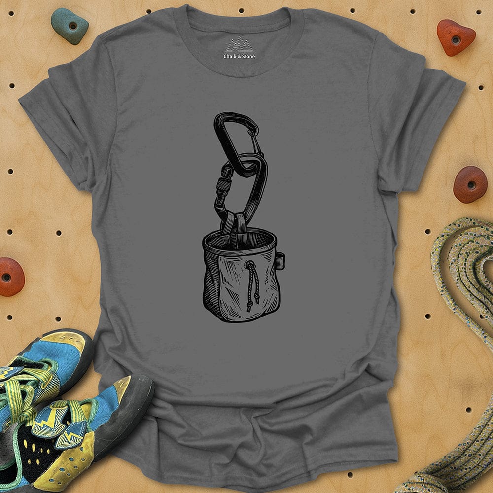 Carabinger + Chalk Bag Chain - Dark Tee
