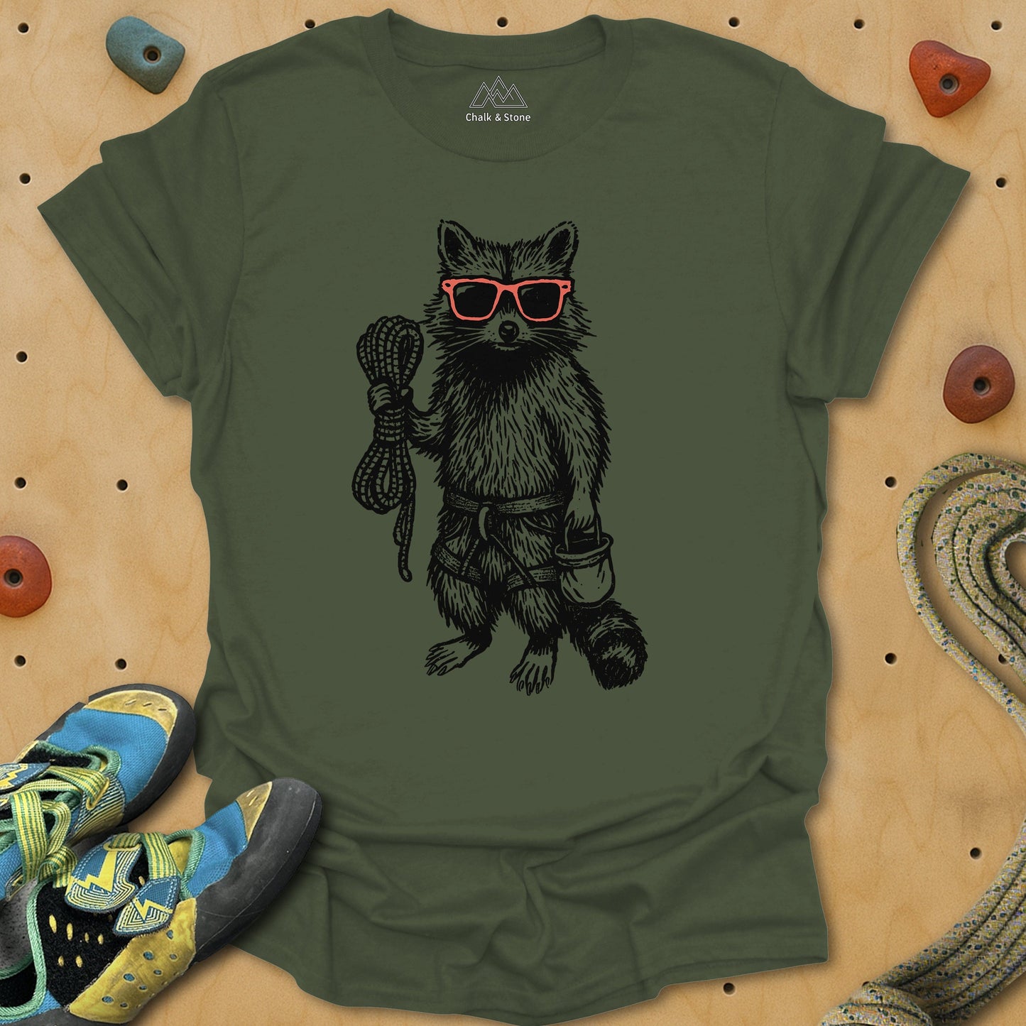 Raccoon Chill Climber Tee