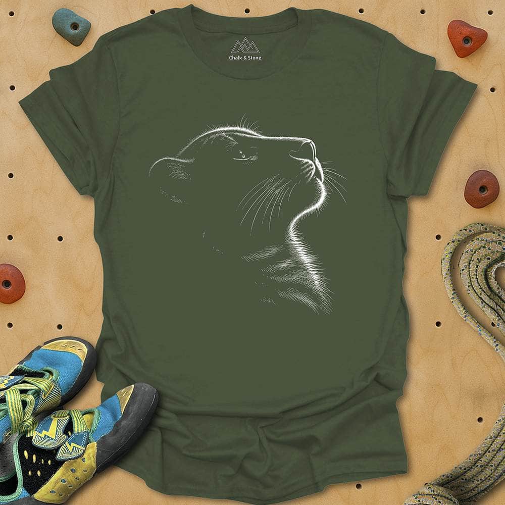 Snow Leopard Rim Lit Tee