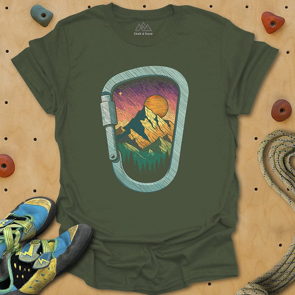Mountain Range Carabiner 5 Tee