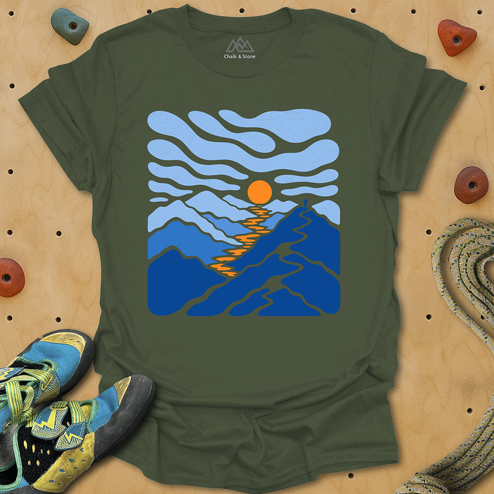 Bubble Landscape Mtn Tee