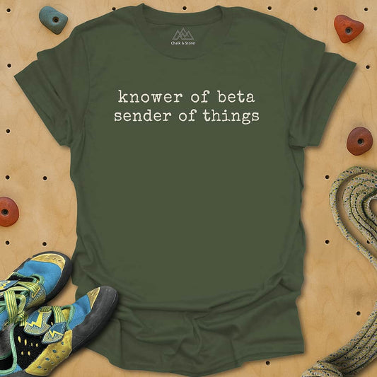 Know Beta Send Things Tee