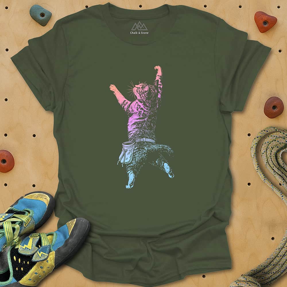 Cat Static Climb Gradient Tee