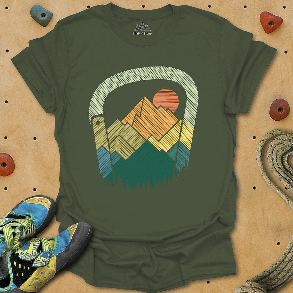 Carabinger Mountains Graphic Stripe Tee