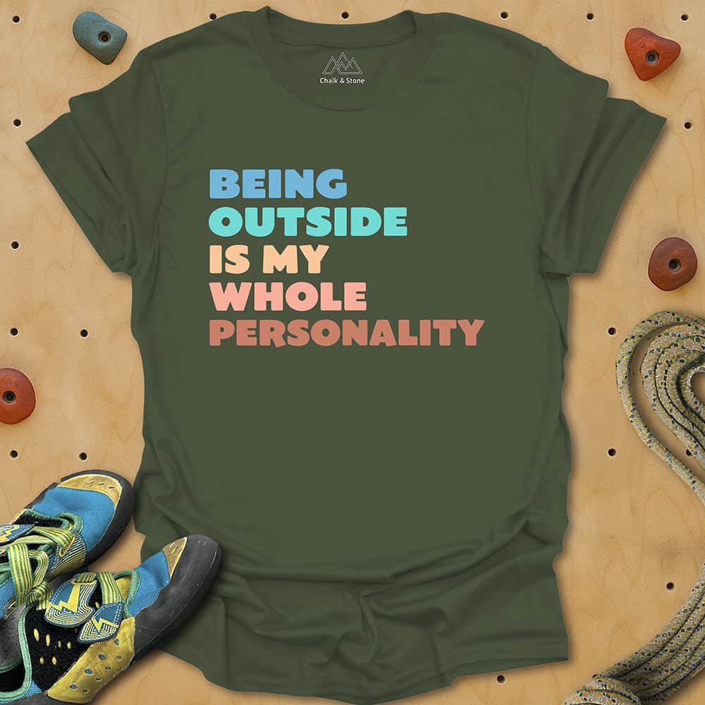 Outside Is My Personality Tee