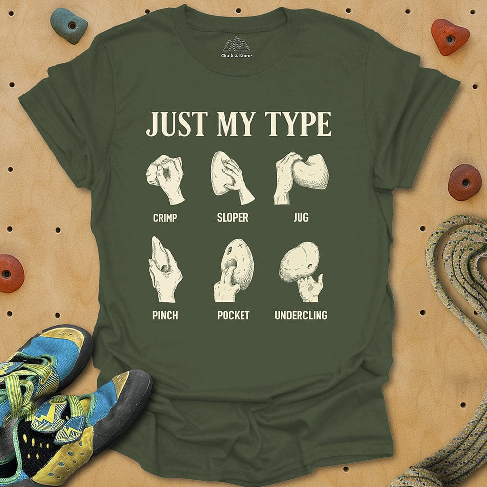 Just My Type Tee