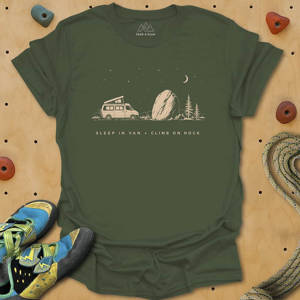 Sleep And Climb Tee