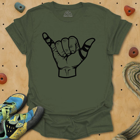 Climbing Shaka Hand Tee