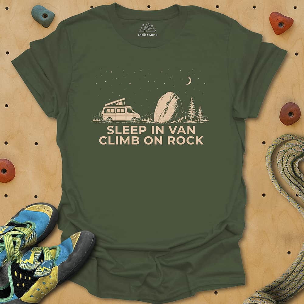 Sleep And Climb On Rock Tee