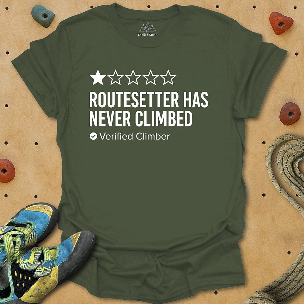 Routesetter Never Climbed Tee