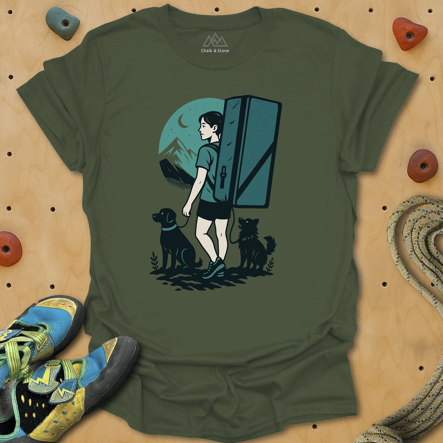 Boulder Approach Dog Tee