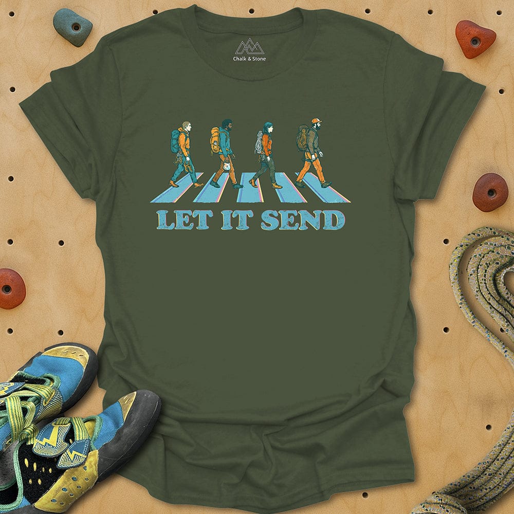 Let It Send Crossing Tee