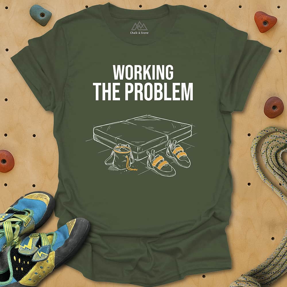 Working The Problem Line Tee