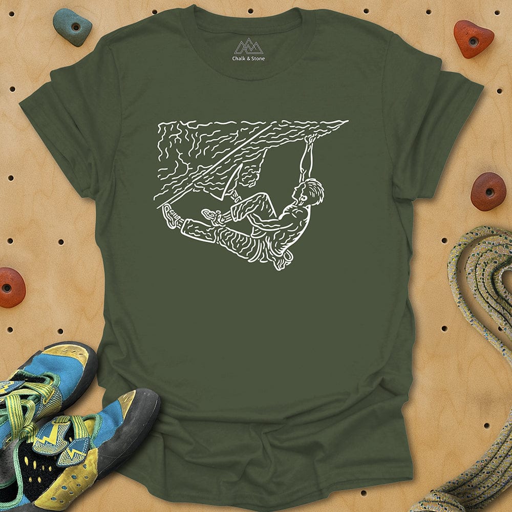 Swirly Lines Figure Four Tee
