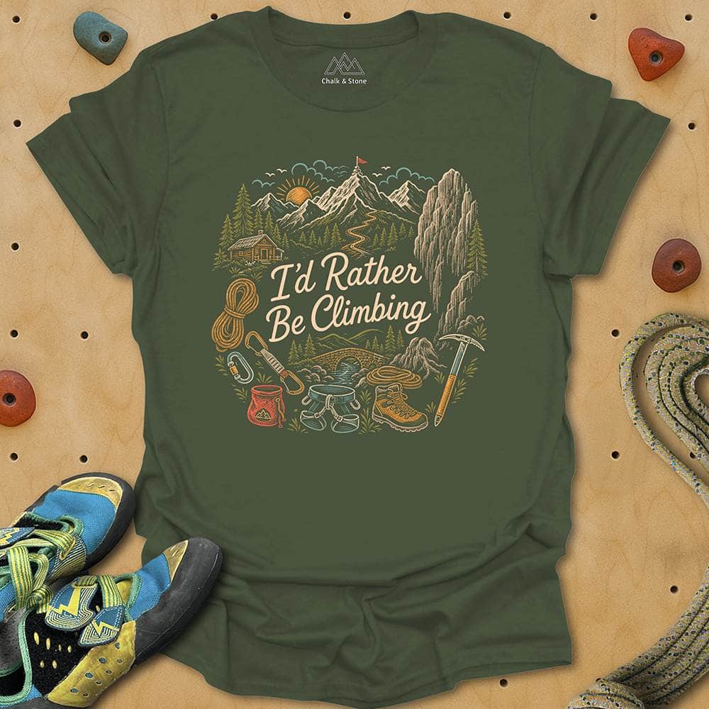 Rather Climb Tee