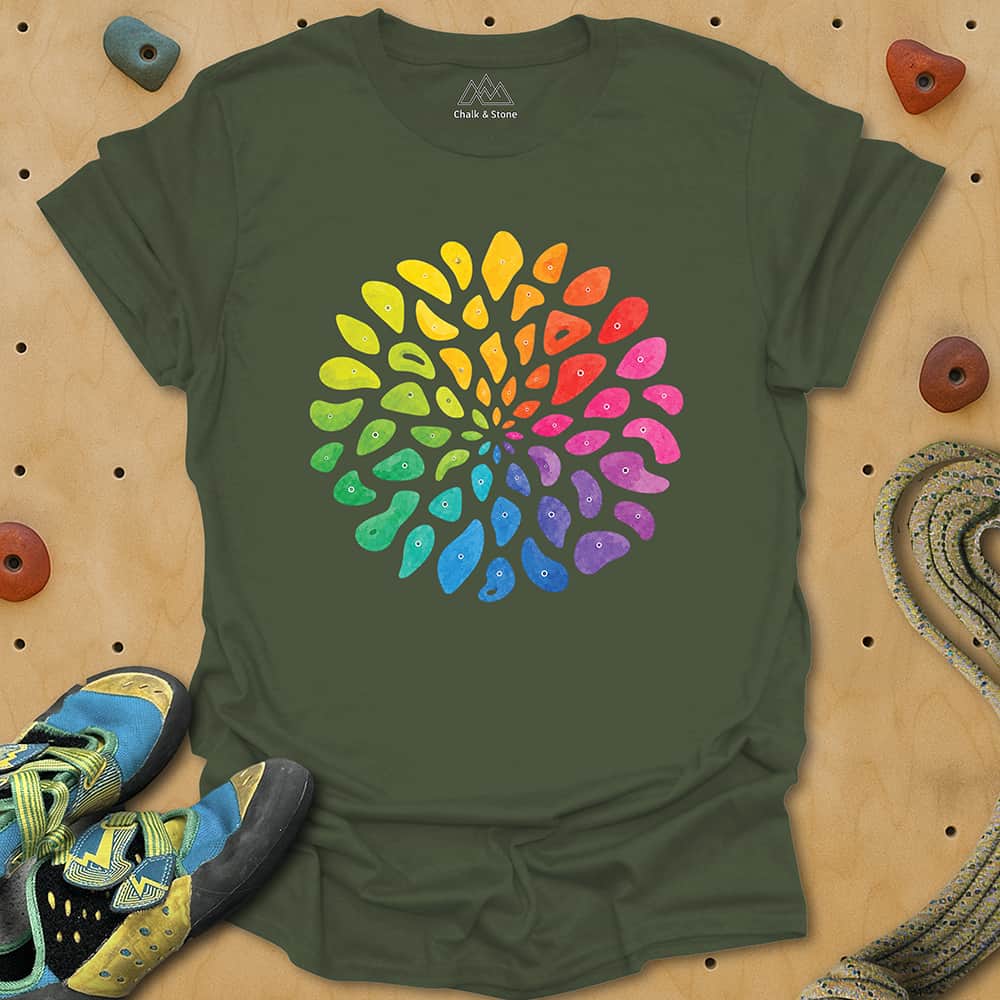 Climbing Hold Mandala Tee