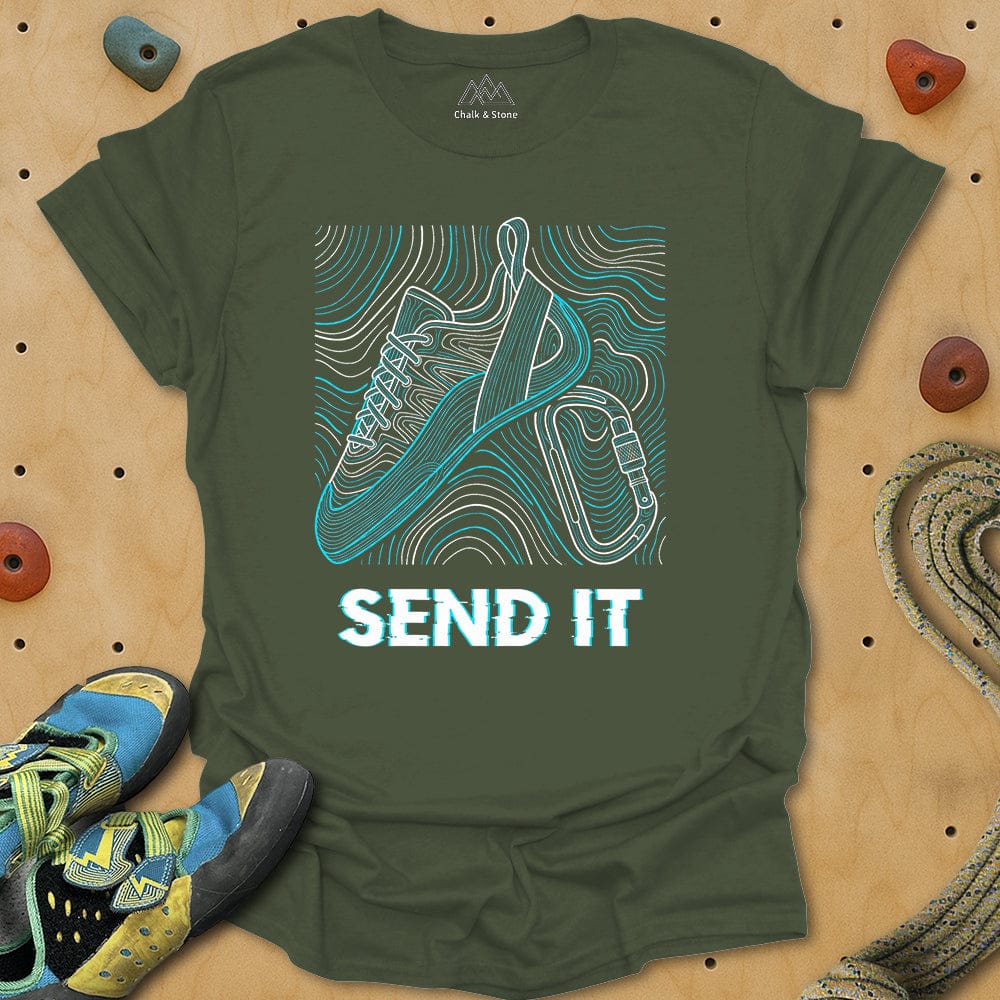 Send It Shoe BluePrint Tee