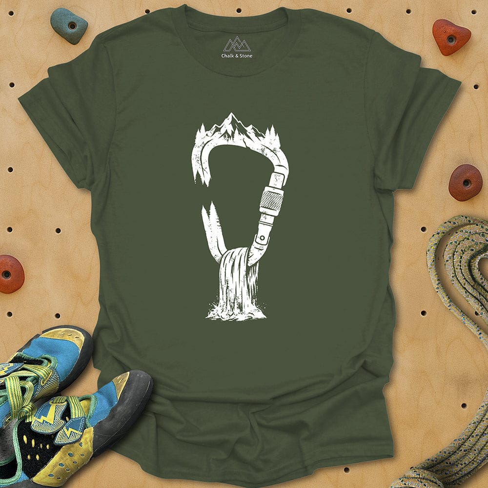 Carabiner As Landscape Tee