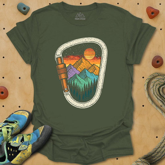 Mountain Range Carabiner Tee