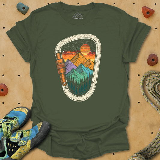 Mountain Range Carabiner Tee