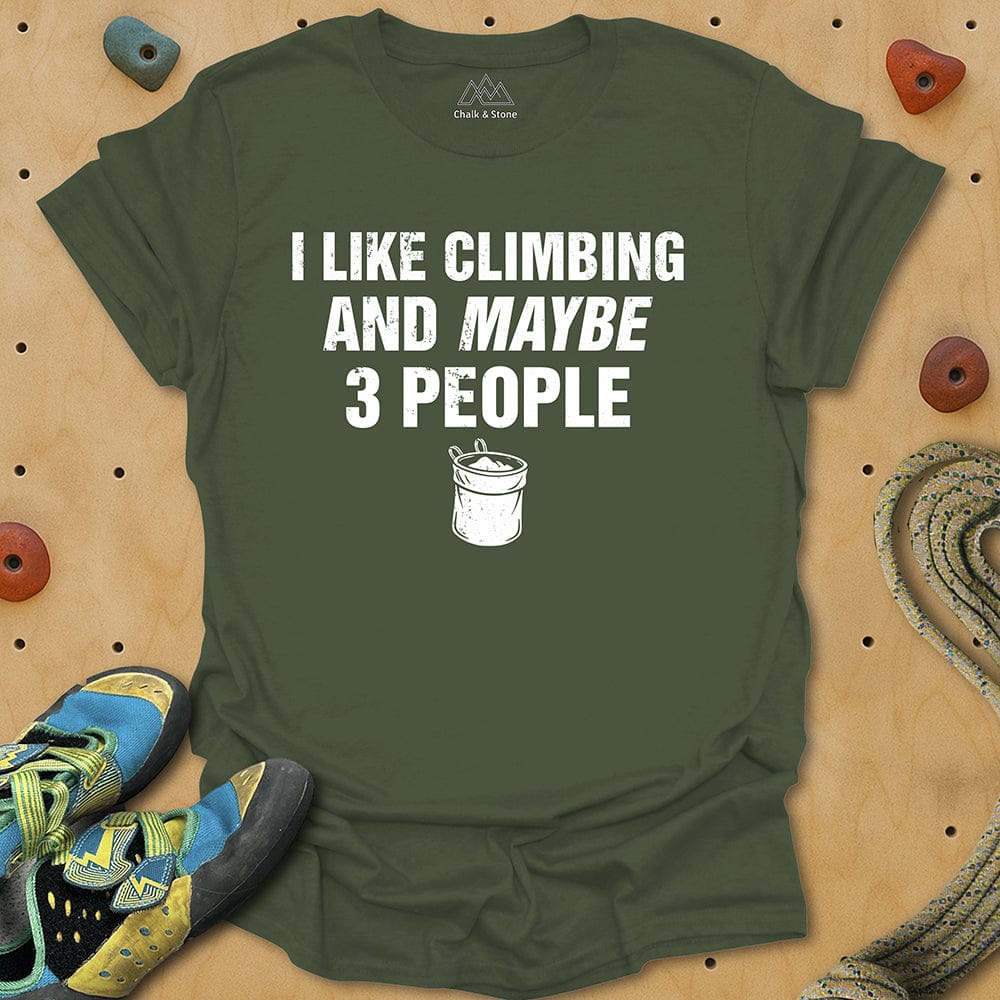 Climbing And 3 Peeps Tee