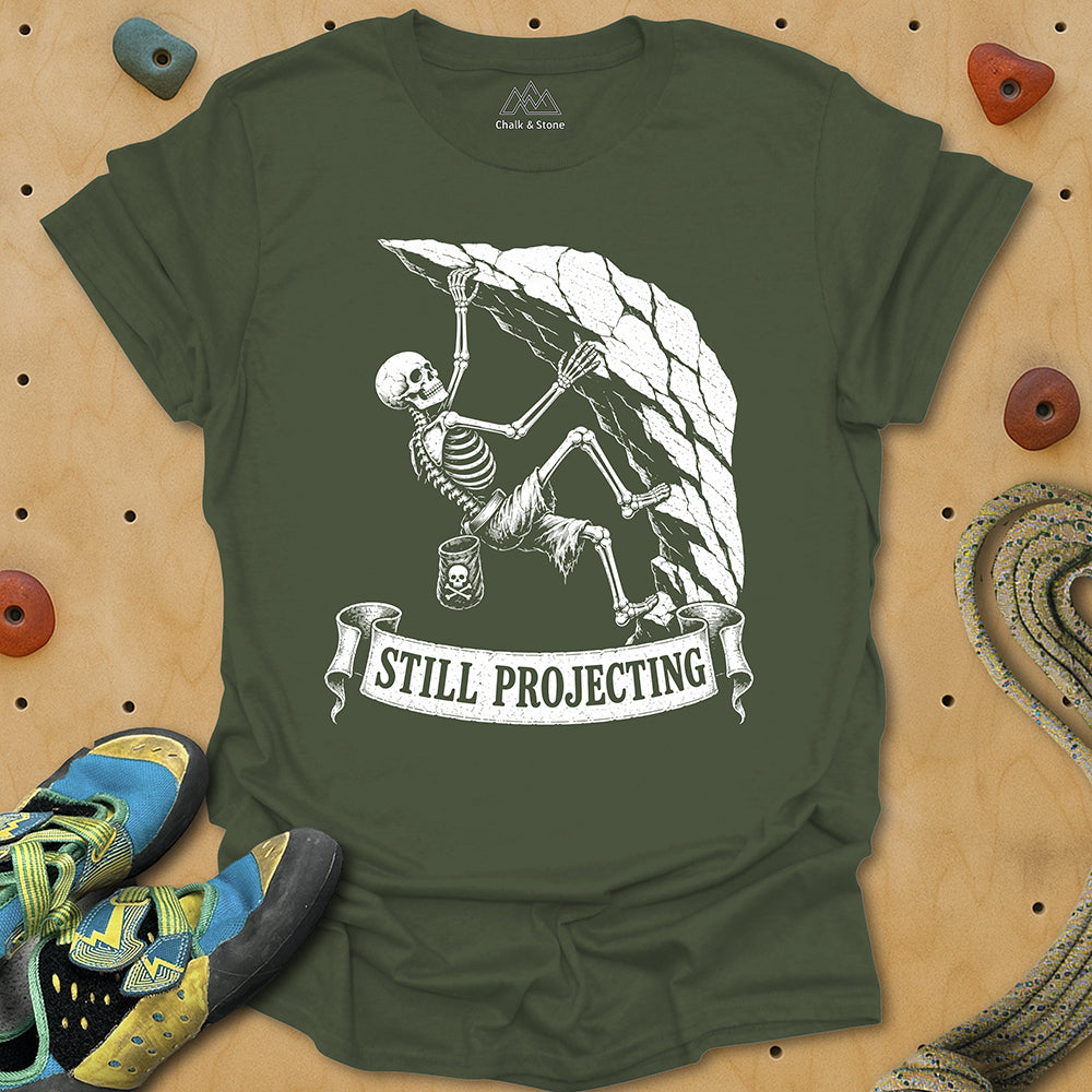 Still Projecting Skeleton Tee