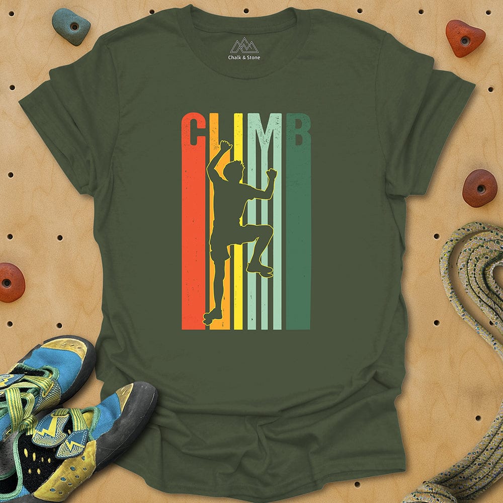 Climb Color Stripe Tee