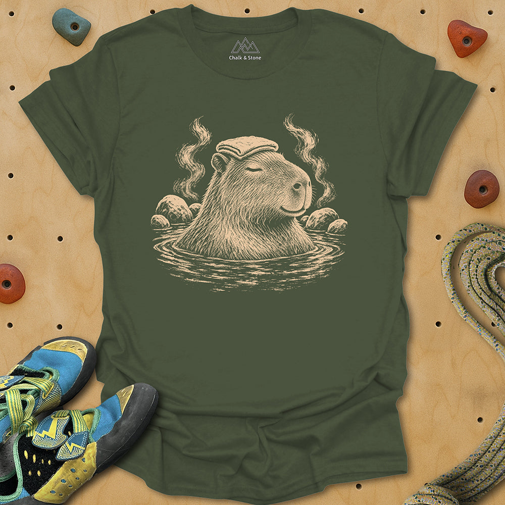 Capybara Onsen Tee