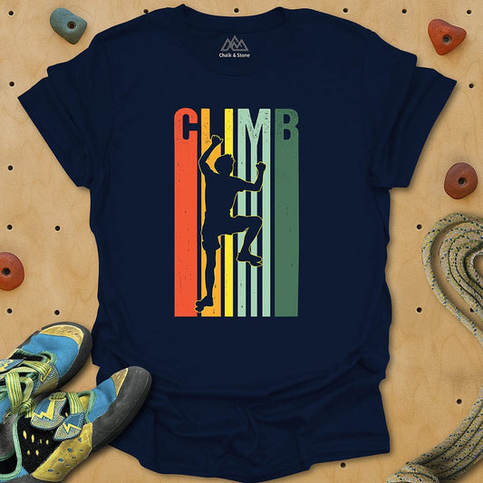 Climb Color Stripe Tee