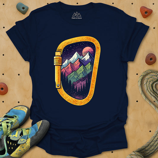 Mountain Range Carabiner 4 Tee