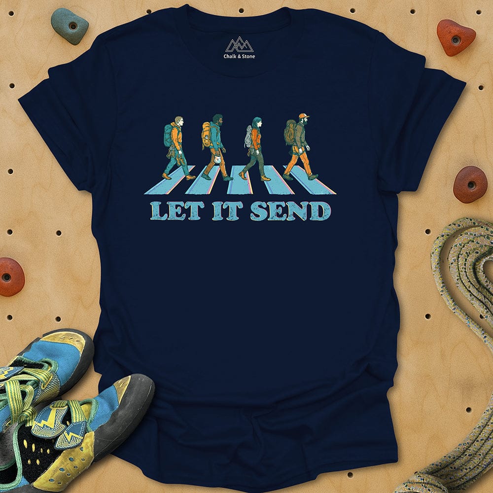 Let It Send Crossing Tee