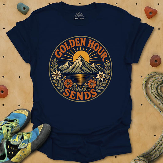 Golden Hour Sends Badge Tee