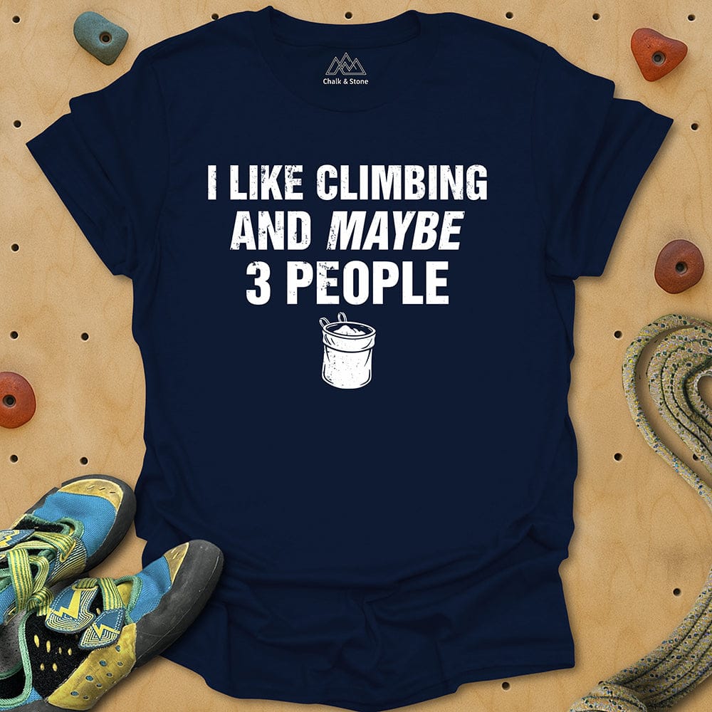 Climbing And 3 Peeps Tee