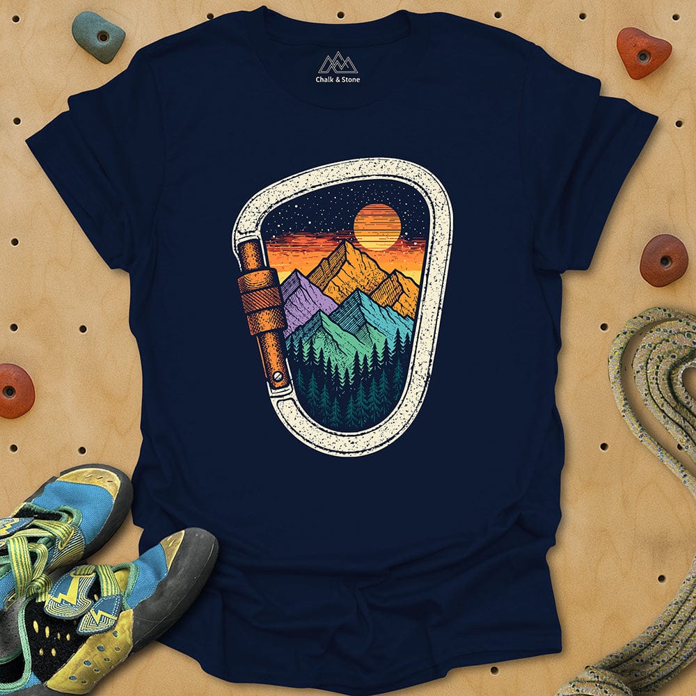 Mountain Range Carabiner Tee