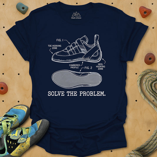 Solve The Problem Blueprint Shoe Tee