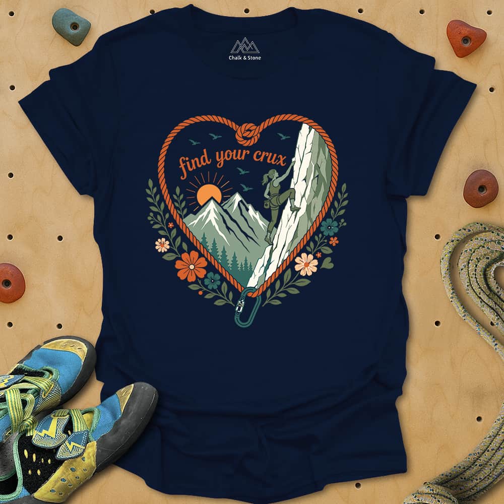 Find Your Crux Heart Tee