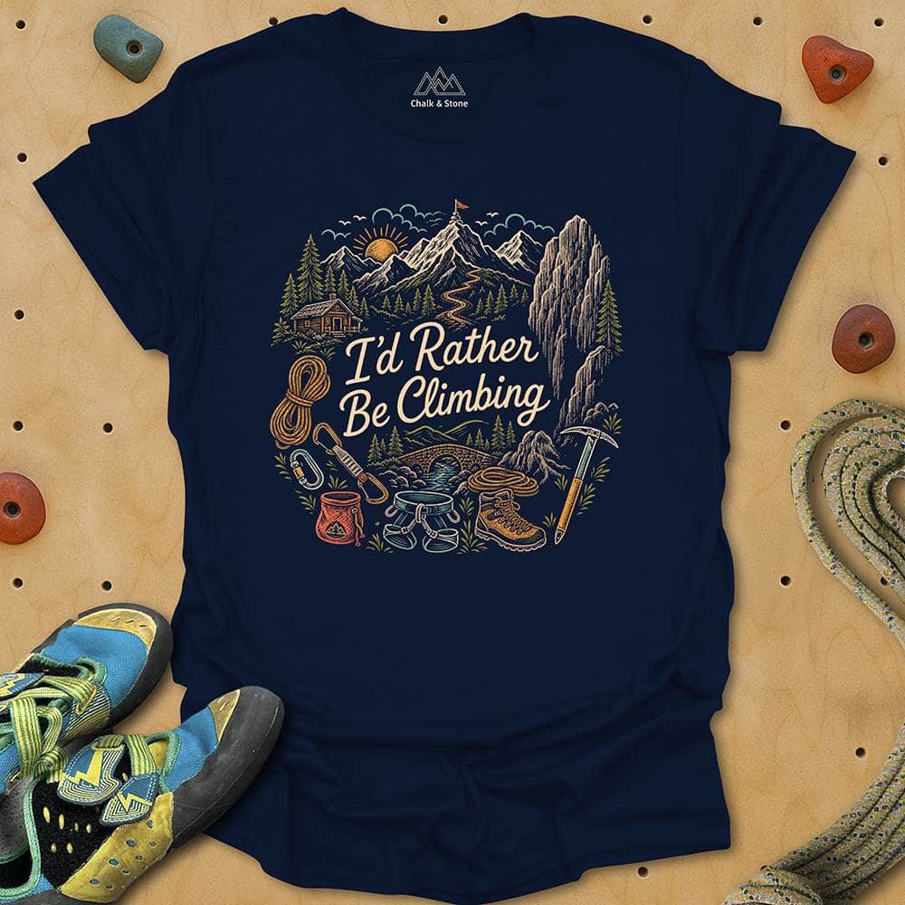 Rather Climb Tee