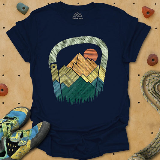Carabinger Mountains Graphic Stripe Tee