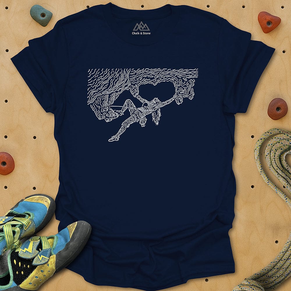 Swirly Lines Overhang Tee