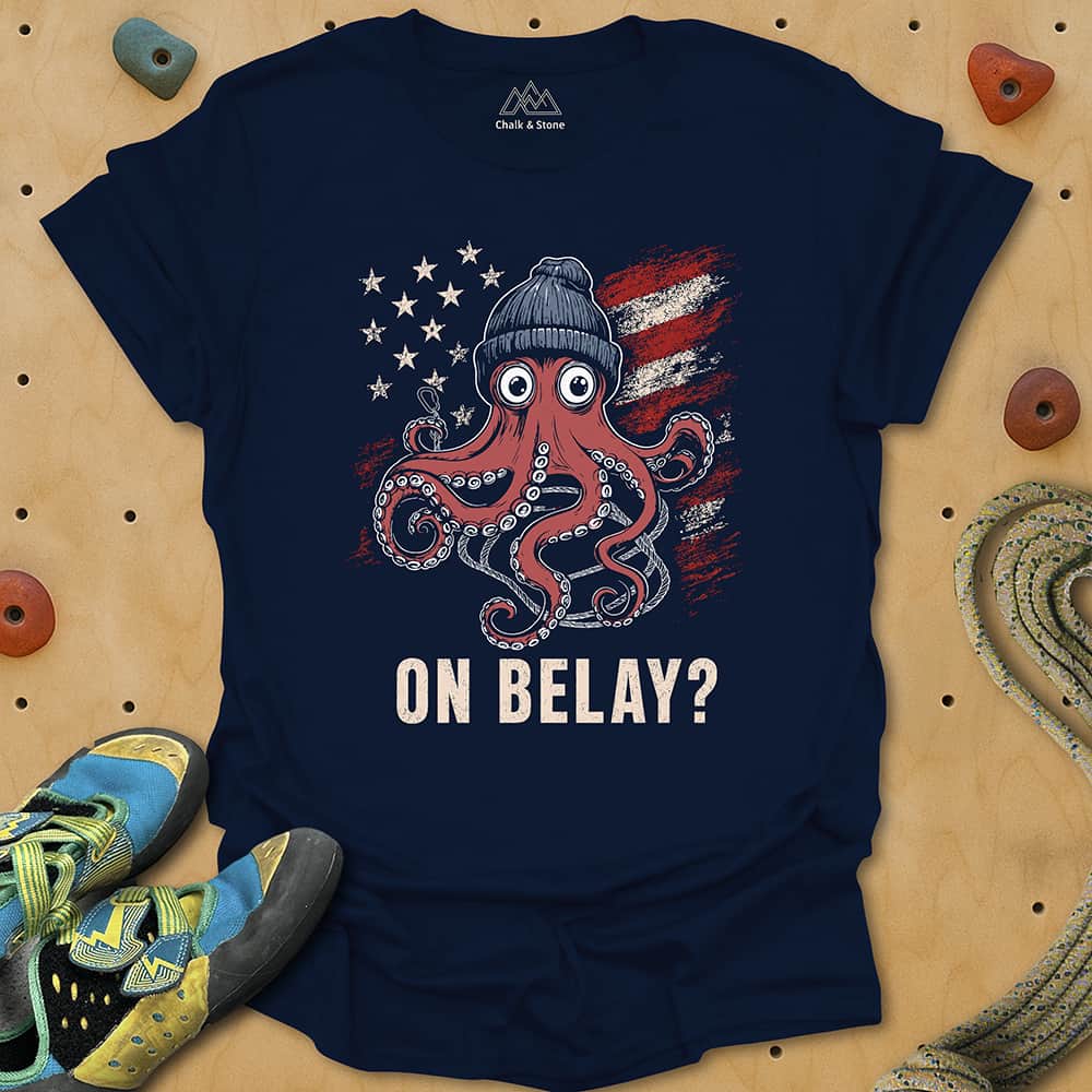 On Belay Octo Flag Tee