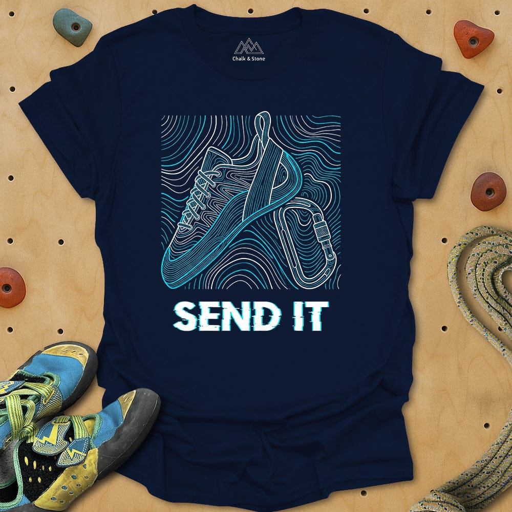 Send It Shoe BluePrint Tee