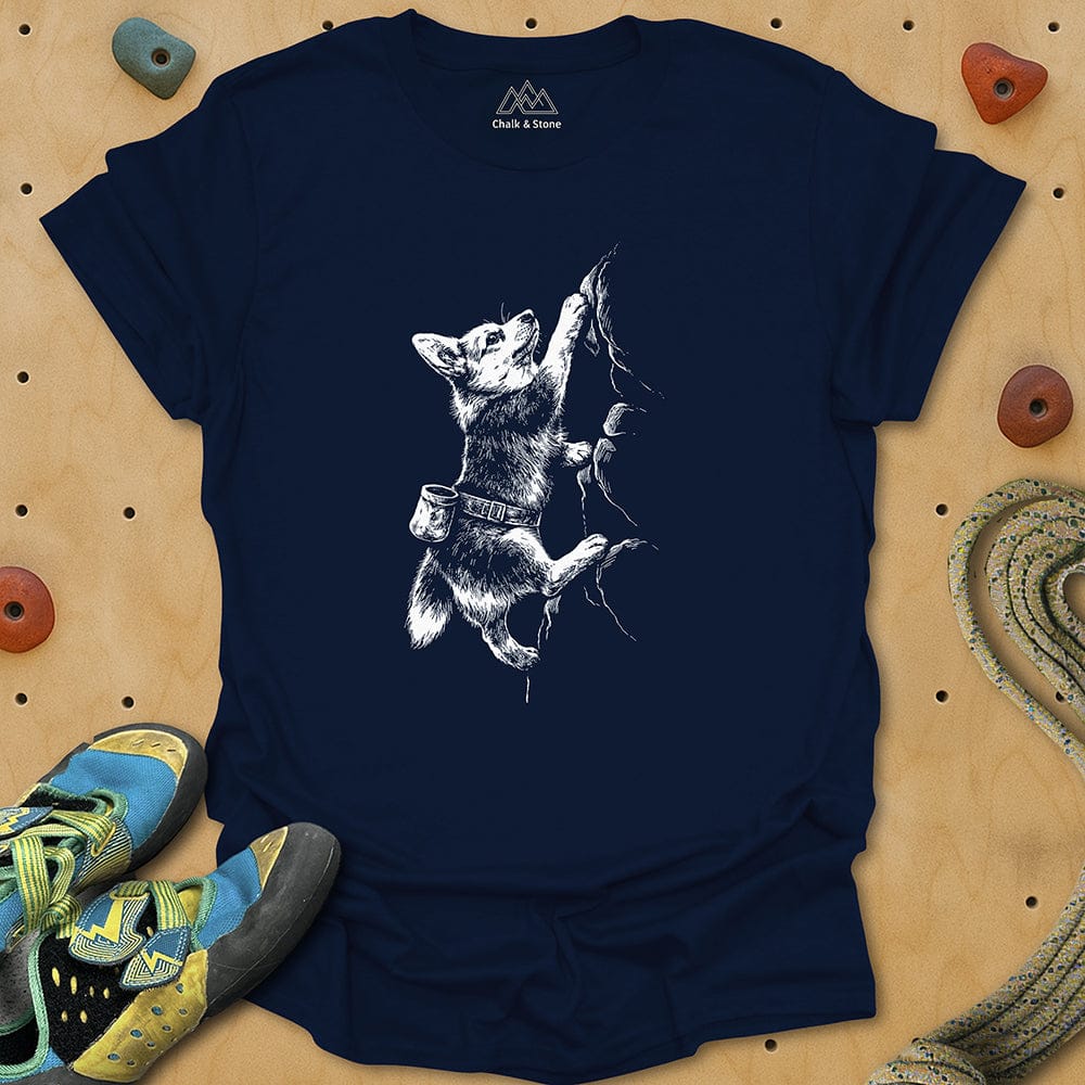 Corgi Scaling Wall Tee