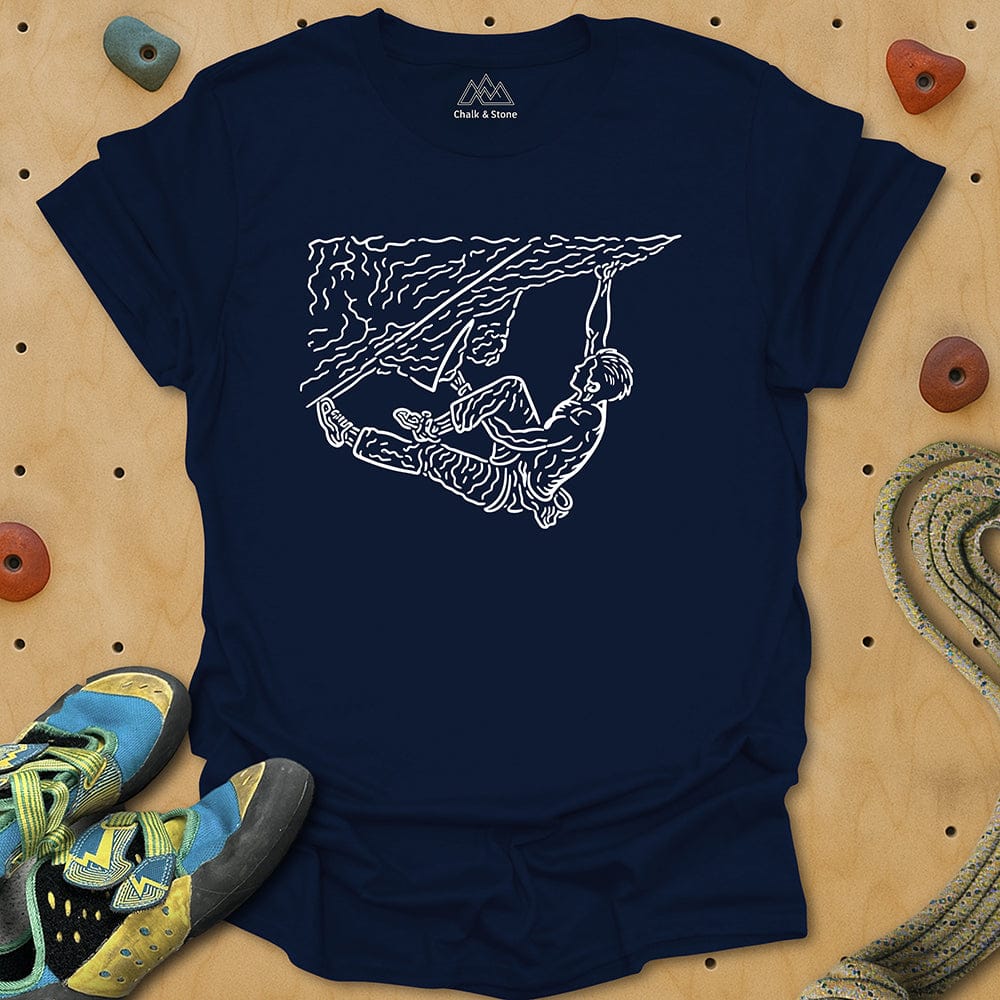 Swirly Lines Figure Four Tee
