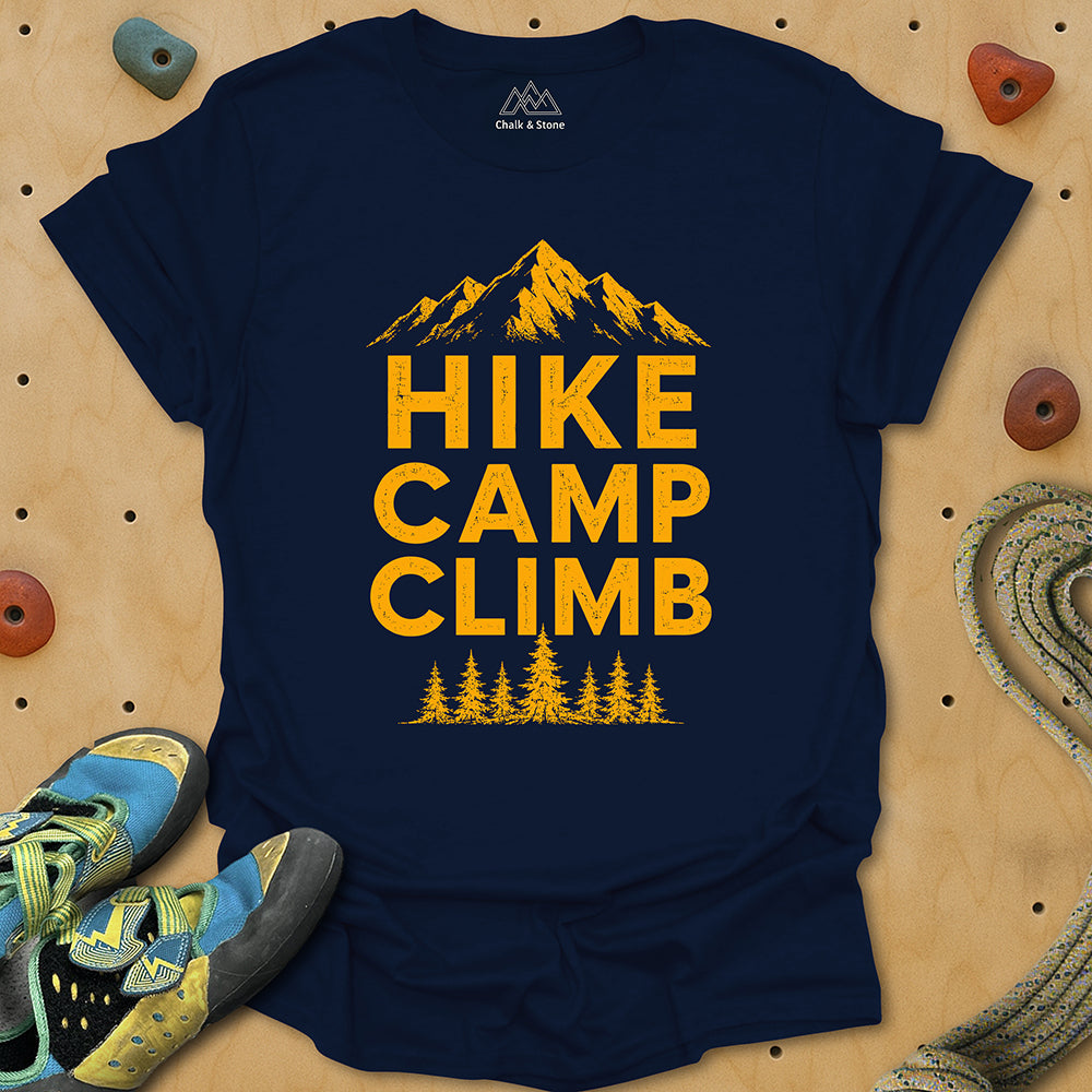 Hike Camp Climb Tee