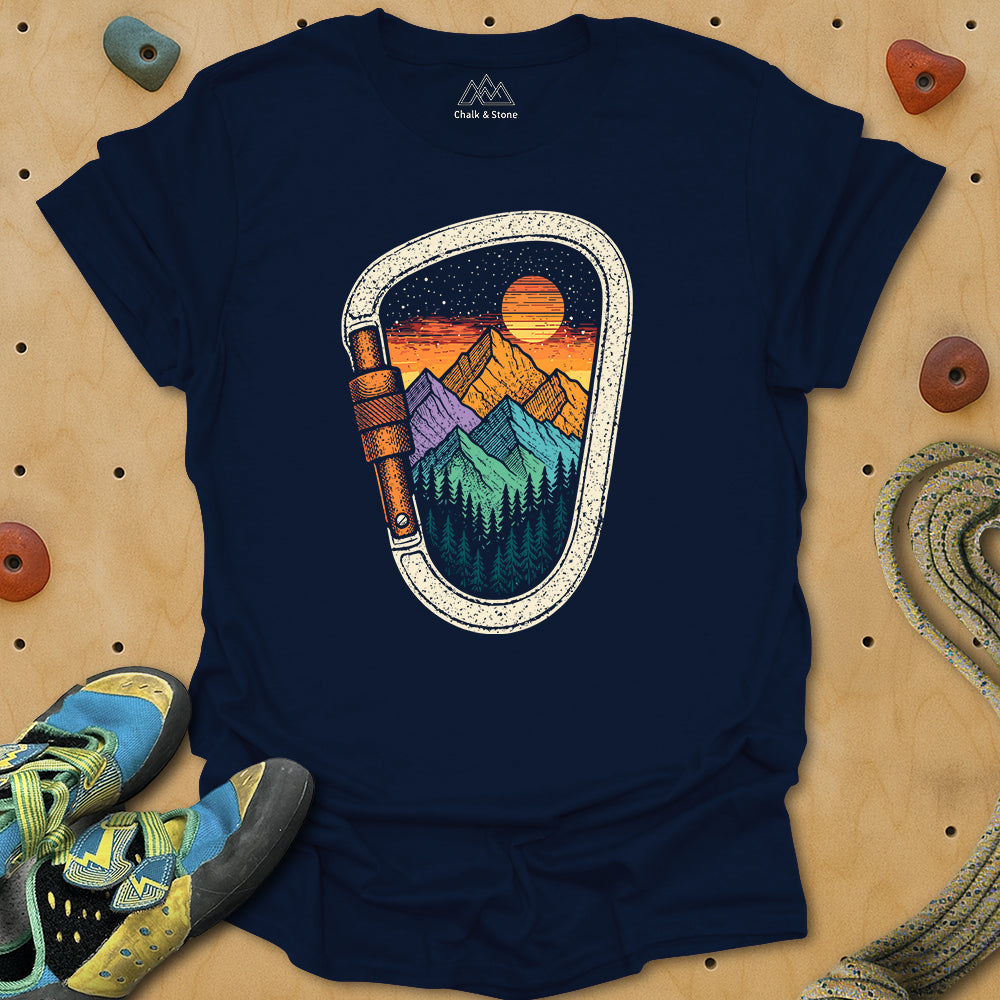 Mountain Range Carabiner Tee
