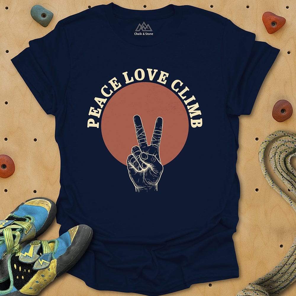 Peace Love Climb Tee