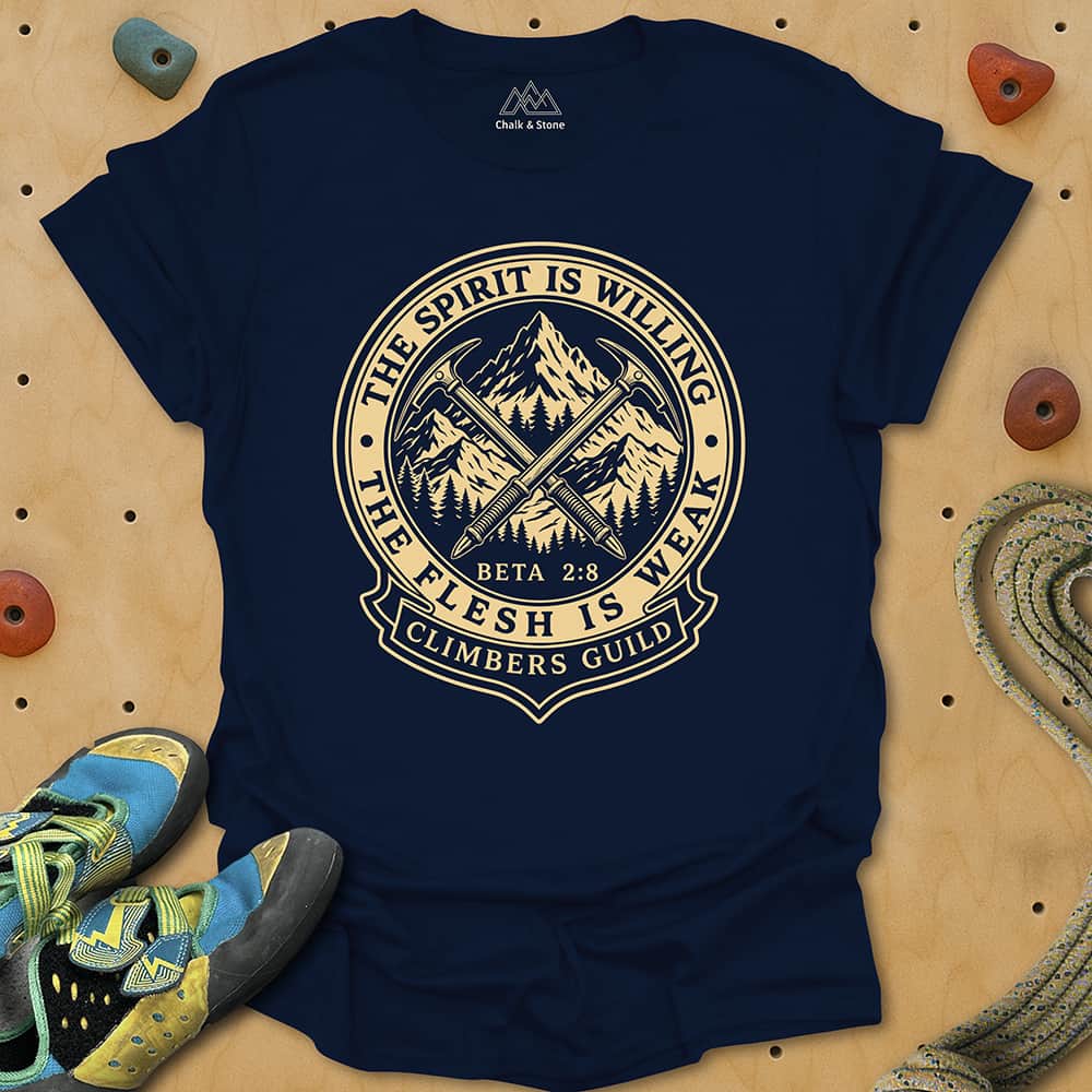 Spirit Willing Badge Tee