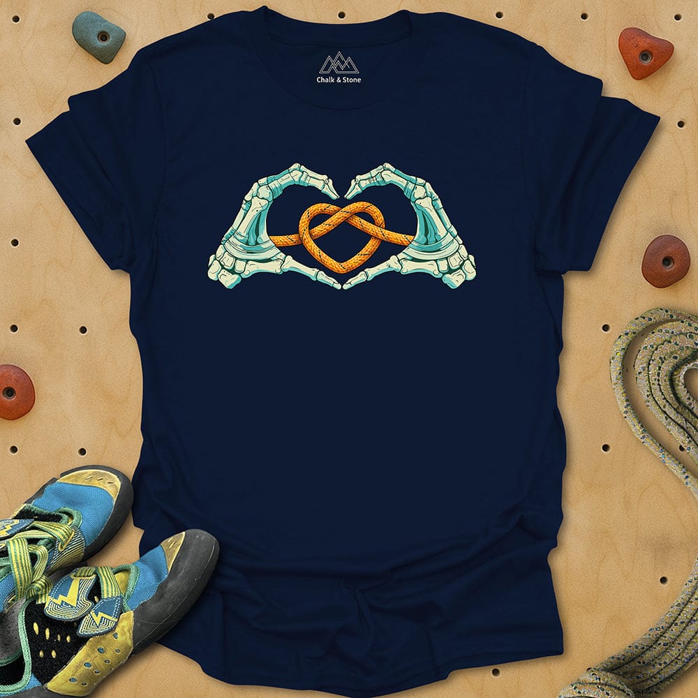 Skeleton Hands Heart Tee