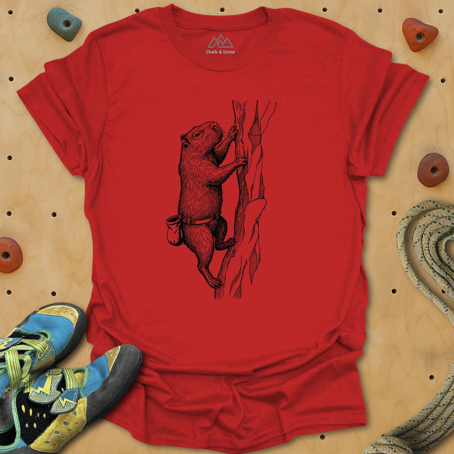 Capybara Vertical Scale Tee