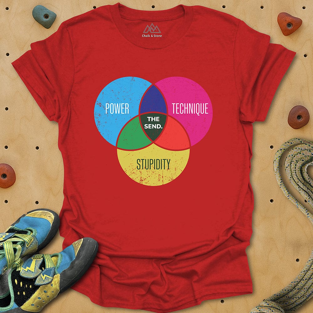 Power Technique Stupidity Send Tee
